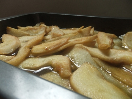 roasted pears